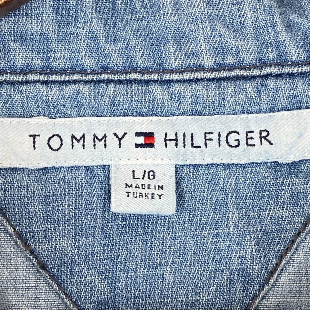 Tommy Hilfiger Light Blue Denim Double-Breasted Jacket - Picture 5 of 7